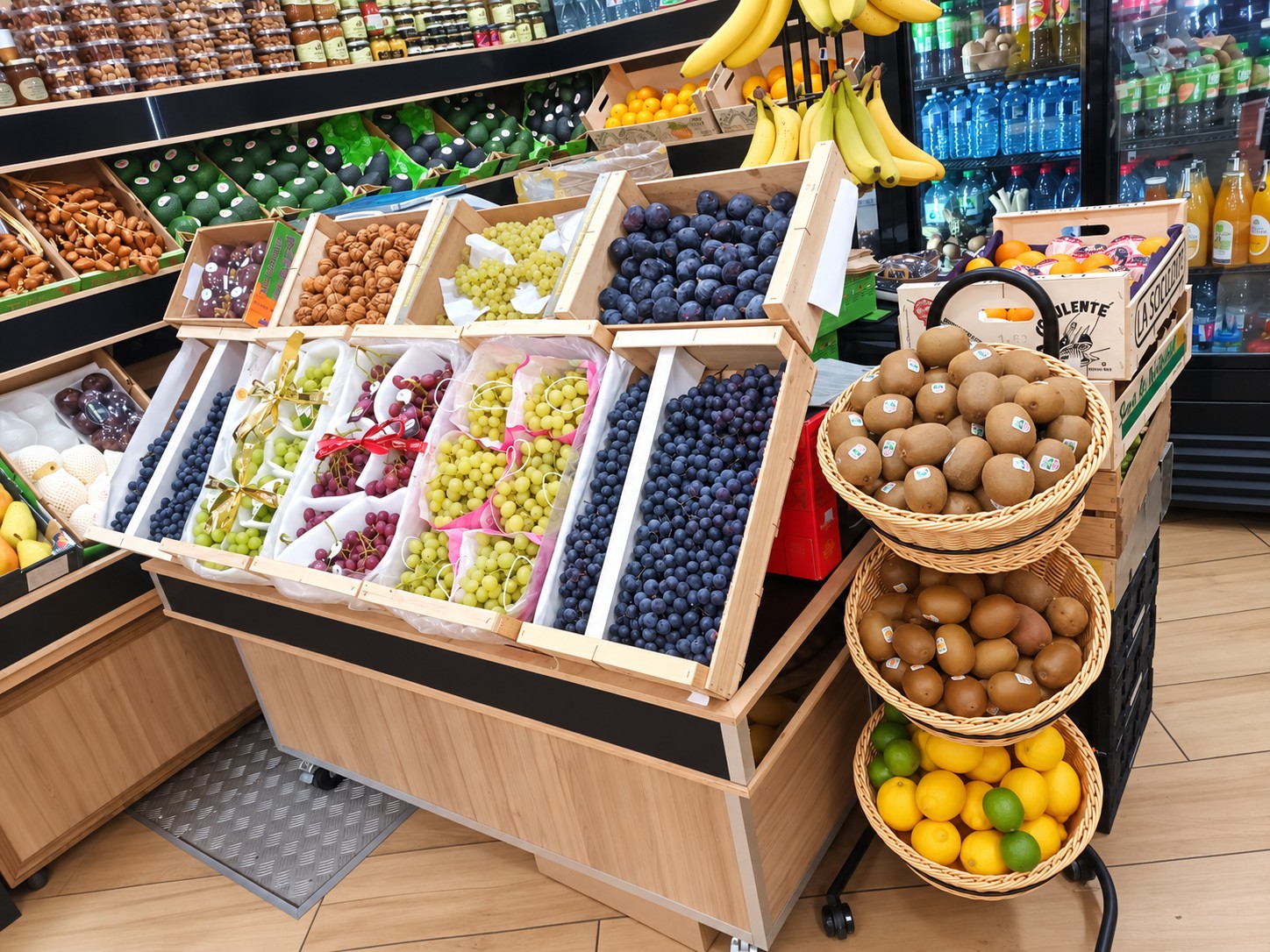 Raisins, kiwis et agrumes de La Ferme Mozart